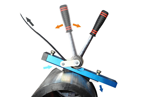 Ritmo Red 90-400 устройство для снятия внешнего грата после стыковой сварки полиэтиленовых труб Ritmo Red 90-400 устройство для снятия внешнего грата после стыковой сварки полиэтиленовых труб