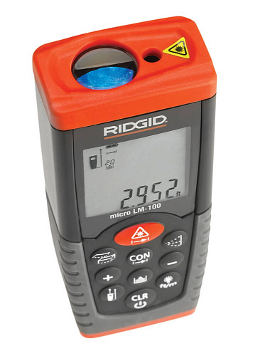 RIDGID micro LM 100 лазерный дальномер RIDGID micro LM 100 лазерный дальномер