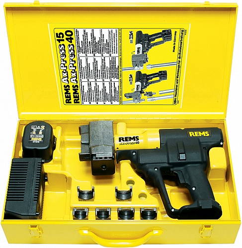 Rems Ax-Press 40 аккумуляторный аксиальный пресс - Fortools - профессиональный инструмент Rems Ax-Press 40 аккумуляторный аксиальный пресс - Fortools - профессиональный инструмент