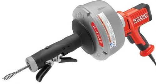 Фото Ridgid K-45AF-5 электрическая прочистная машина - Fortools - профессиональный инструмент Фото Ridgid K-45AF-5 электрическая прочистная машина - Fortools - профессиональный инструмент