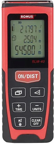 Фото Romus RLM-40 дальномер - Fortools - профессиональный инструмент Фото Romus RLM-40 дальномер - Fortools - профессиональный инструмент