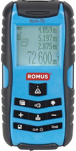 Фото Romus RLM-70 лазерный дальномер - Fortools - профессиональный инструмент Фото Romus RLM-70 лазерный дальномер - Fortools - профессиональный инструмент