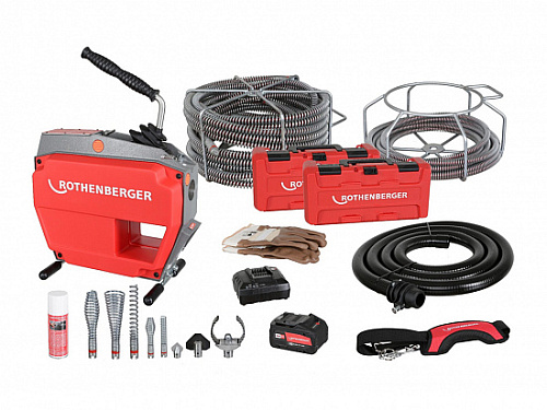 Rothenberger R600 VarioClean аккумуляторная прочистная машина - Fortools - профессиональный инструмент Rothenberger R600 VarioClean аккумуляторная прочистная машина - Fortools - профессиональный инструмент