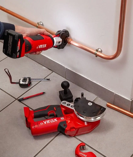 Virax Ministem компактный портативный аккумуляторный электрогибочный станок Virax Ministem компактный портативный аккумуляторный электрогибочный станок