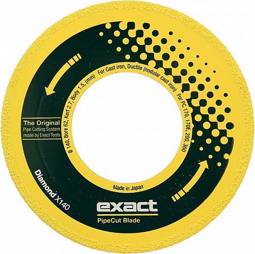 Фото Exact Diamond X140 алмазный круг - Fortools - профессиональный инструмент Фото Exact Diamond X140 алмазный круг - Fortools - профессиональный инструмент