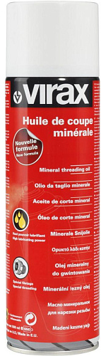 Virax минеральное масло для режущего инструмента, спрей 500 мл Virax минеральное масло для режущего инструмента, спрей 500 мл