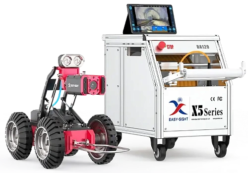 Фото X5-HT4 роботизированный комплекс для телеинспекции - Fortools - профессиональный инструмент Фото X5-HT4 роботизированный комплекс для телеинспекции - Fortools - профессиональный инструмент