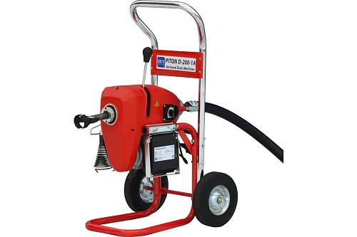 Piton D-200-1A электромеханический секционный прочистной аппарат для канализации Piton D-200-1A электромеханический секционный прочистной аппарат для канализации