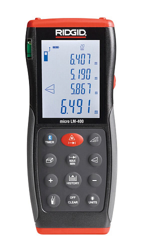 RIDGID micro LM-400 профессиональный лазерный дальномер - Fortools - профессиональный инструмент RIDGID micro LM-400 профессиональный лазерный дальномер - Fortools - профессиональный инструмент