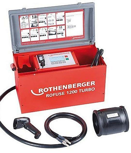 Rothenberger Roweld Rofuse 1200 Turbo аппарат для электромуфтовой сварки с протоколированием Rothenberger Roweld Rofuse 1200 Turbo аппарат для электромуфтовой сварки с протоколированием